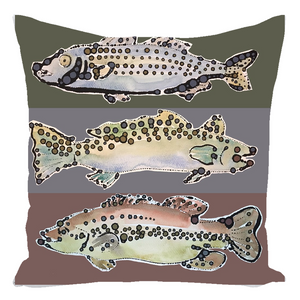 Fish II - Throw Pillows